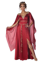 Red Roman Goddess Costume for Women - US 7493