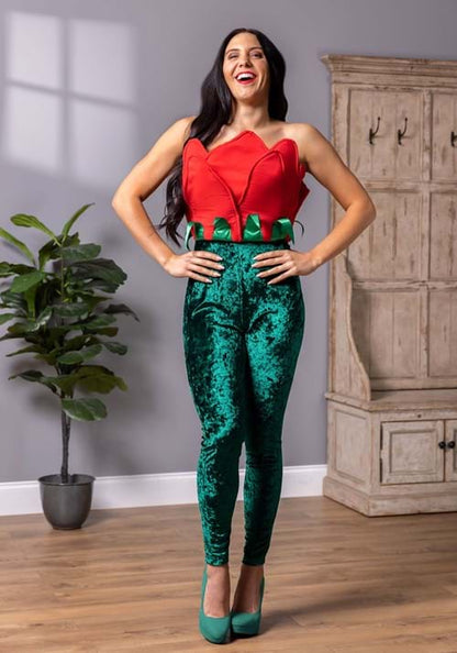 Red Rose Costume for Women - US 5645
