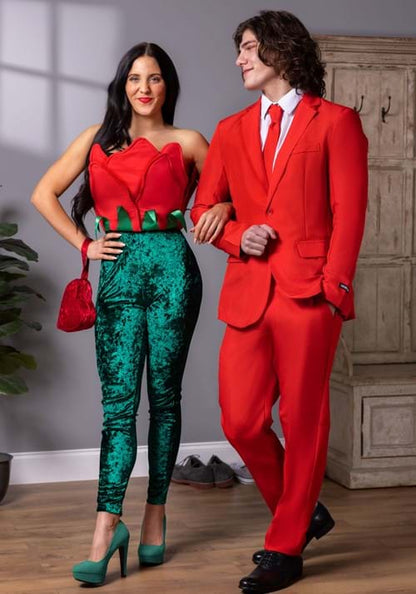 Red Rose Costume for Women - US 5645