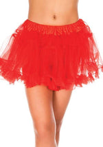 Red Mesh Petticoat for Women - US 8468