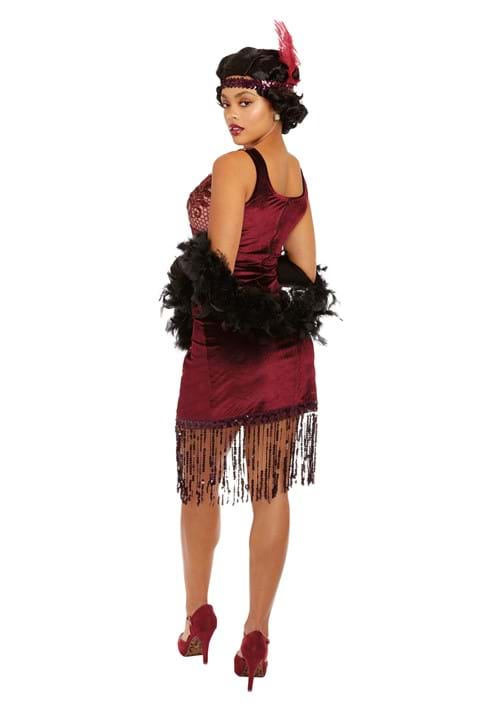 Red Va-Va Voom Flapper Adult Women's Costume - US 1443