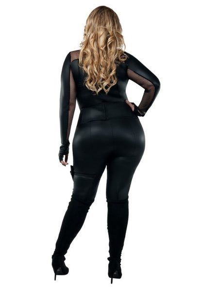 Plus Size Secret Agent Costume for Women - US 7002