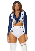 Women's Seeing Stars Cheerleader Costume - US 4634