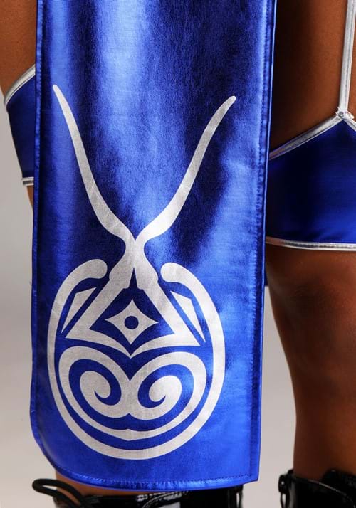 Sexy Blue Mortal Ninja Costume for Women - US 0572