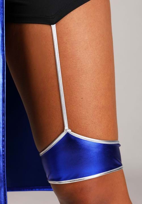 Sexy Blue Mortal Ninja Costume for Women - US 0572
