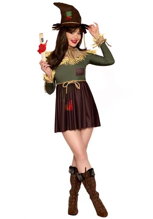Sexy Brainy Scarecrow Costume Dress for Women - US 1145