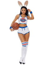 Sexy Bunny Squad Costume for Women - US 6842