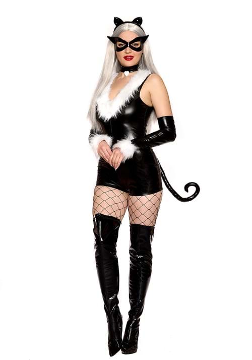 Sexy Comic Book Cat Burglar Costume for Women - US 1185