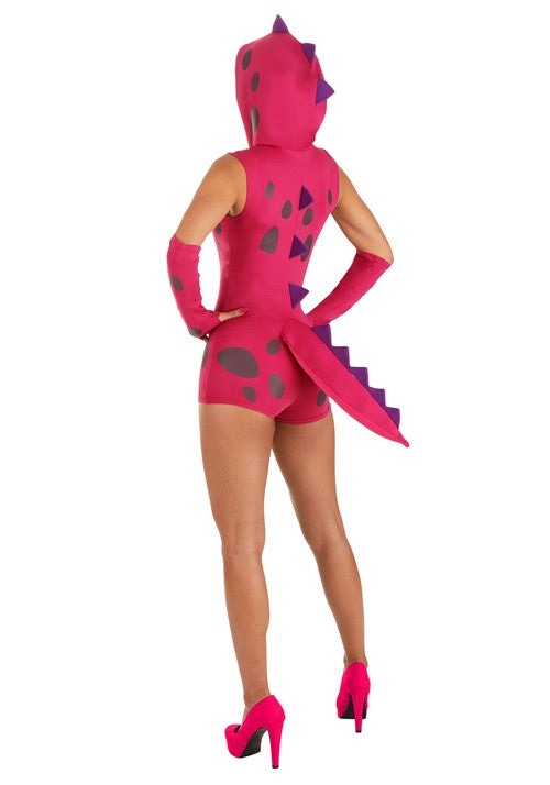 Women's Sexy Dino Costume Romper - US 8451