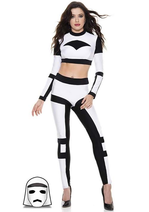 Sexy Galaxy Trooper Costume for Women - US 2904