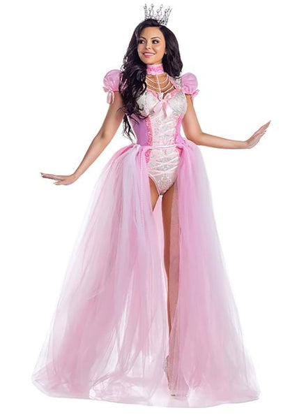 Sexy Good Pink Witch Costume for Women - US 0385