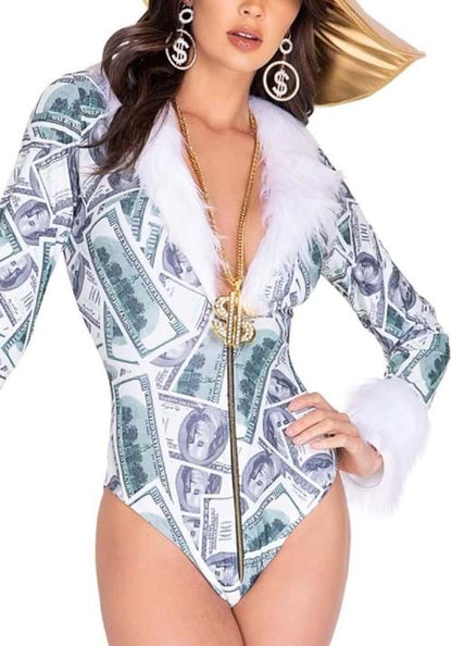 Women's Sexy Pimp High Roller Costume - US 6822