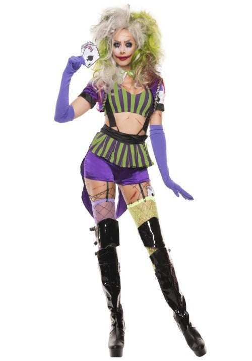 Sexy Mad Villain Costume for Women - US 6045