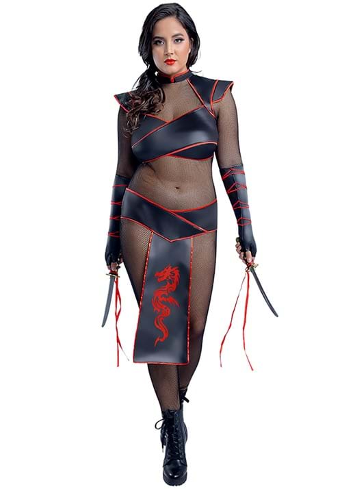 Plus Size Sexy Alluring Assassin Costume for Women - US 7395
