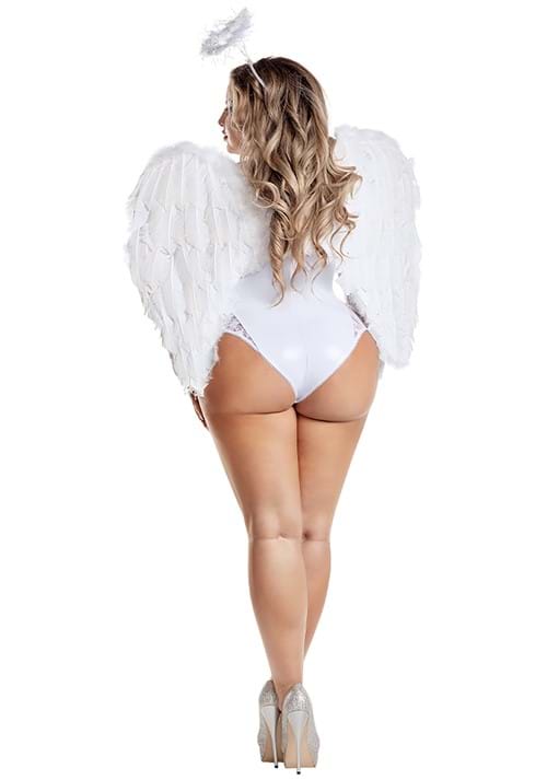 Plus Size Sexy Sparkle Angel Costume for Women - US 5402