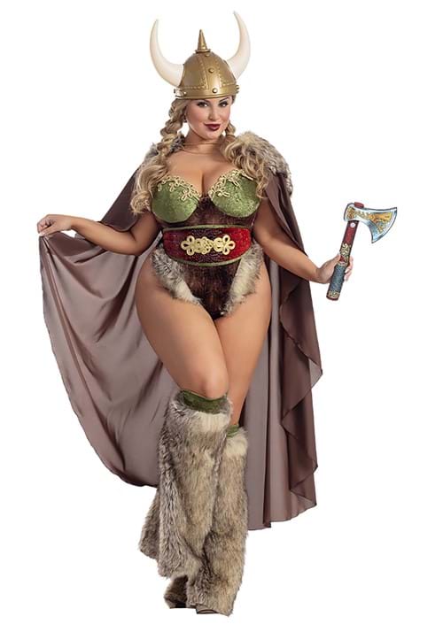 Plus Size Sexy Valhalla Honey Women's Costume - US 4758