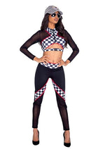 Women's Sexy Racecar Driver Costume - US 3029