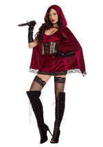 Women's Sexy Red Riding Hood Costume - US 5427