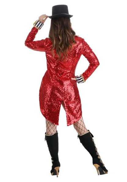 Sexy Sequin Ringmaster Costume for Women - US 2668