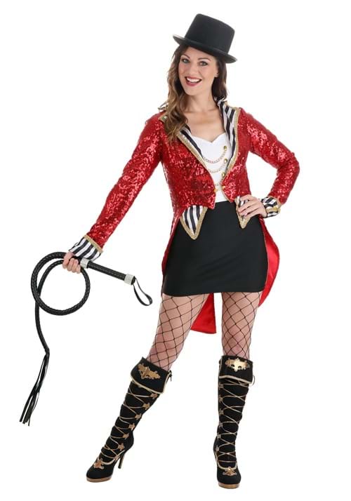 Sexy Sequin Ringmaster Costume for Women - US 2668