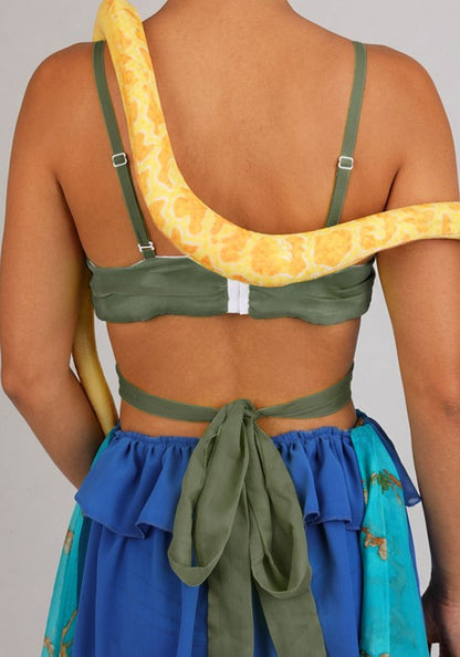 Women's Sexy Serpentine Pop Star Costume - US 6380