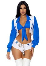 Sexy Star Football Cheerleader Costume for Women - US 6903