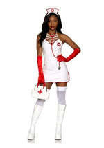Sexy Strappy Nurse Costume for Women - US 8754