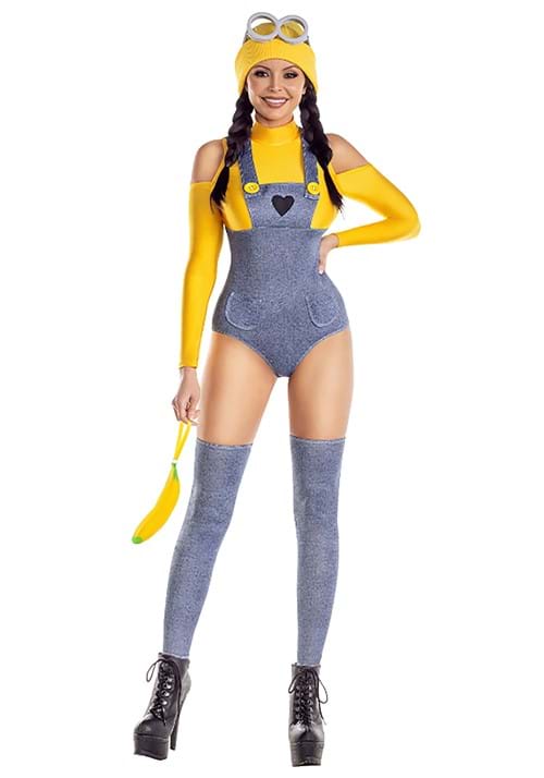 Sexy Yellow Henchmen Baddie Costume for Women - US 3179