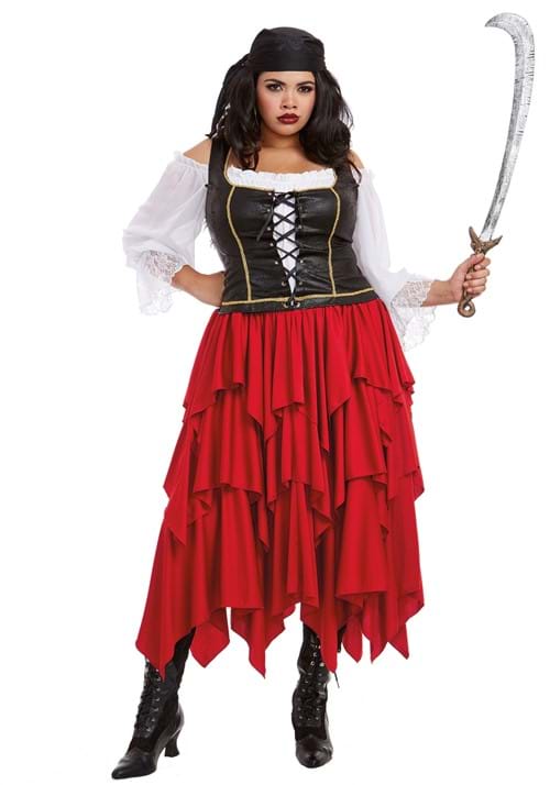 Plus Size Ships Ahoy Costume for Women - US 5873