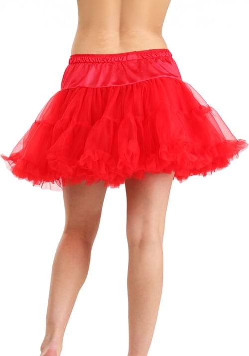 Women's Short Red Costume Petticoat - US 1059