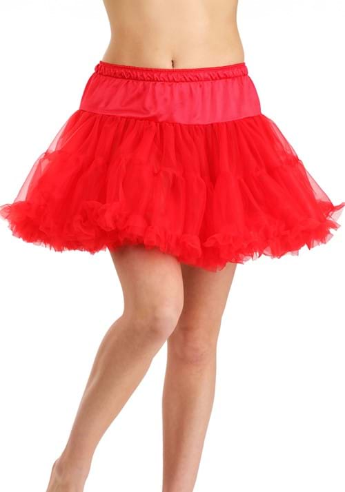 Women's Short Red Costume Petticoat - US 1059