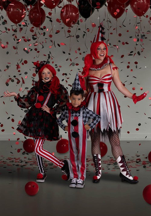 Sinister Circus Clown Costume for Women - US 4433