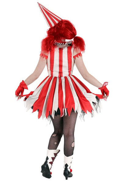 Sinister Circus Clown Costume for Women - US 4433