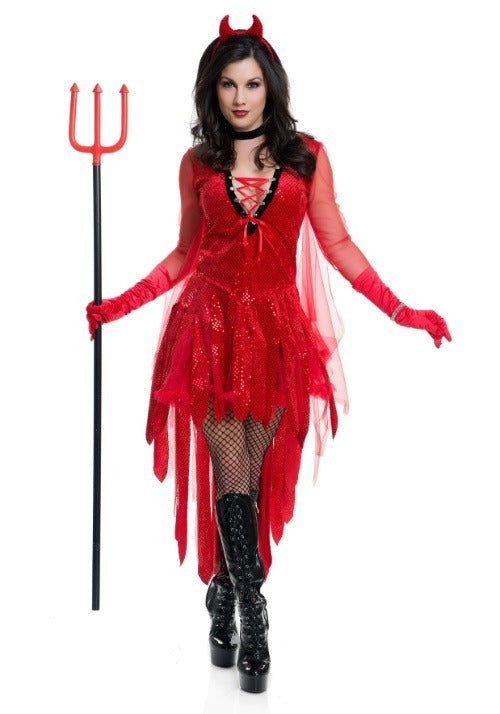Women's Sizzling Devil Costume - US 1803