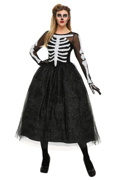 Women's Skeleton Beauty Costume - US 1285