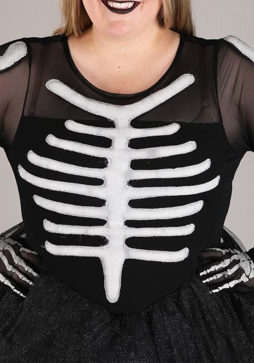 Women's Skeleton Beauty Plus Size Costume Dress - US 2488