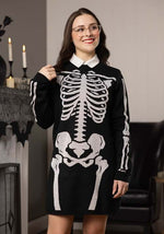 Skeleton Women's Sweater Dress - US 0642