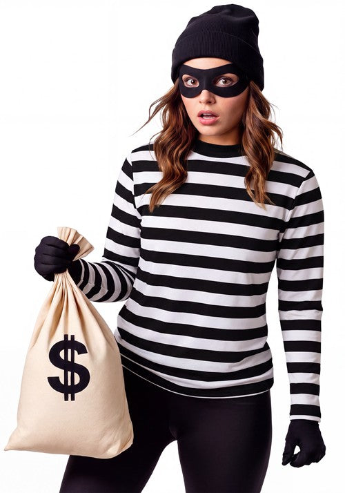 Women's Sneaky Burglar Costume - US 9742