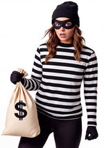 Women's Sneaky Burglar Costume - US 9742