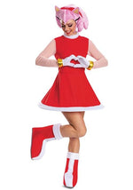 Women's Sonic the Hedgehog Deluxe Amy Rose Costume - US 7955