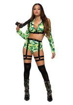 Sexy Special Op Paratrooper Costume for Women - US 6365