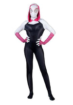 Spider-Gwen Zentai Suit Costume for Women - US 2689