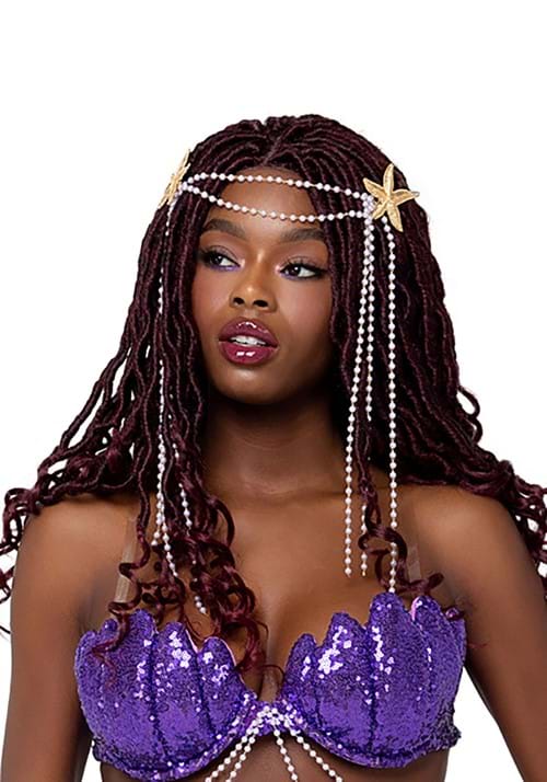 Women's Starfish Pearl Costume Headpiece - US 4134