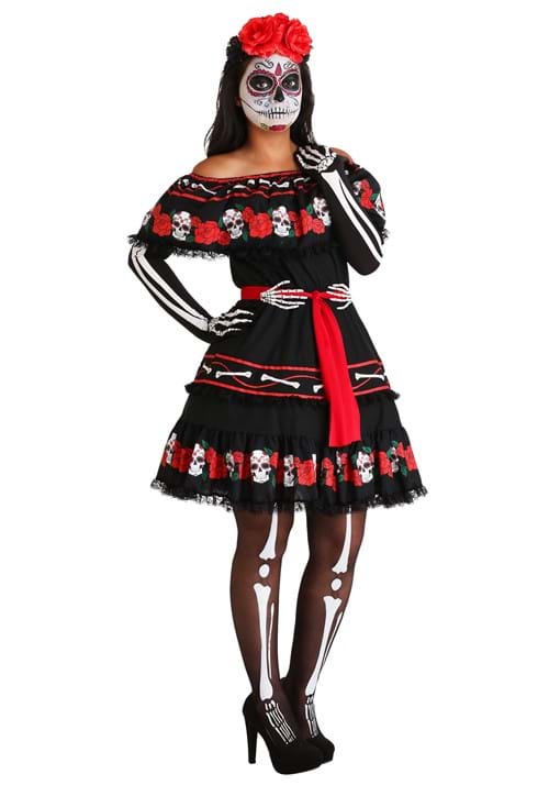 Sugar Skull Costume for Women - US 5468