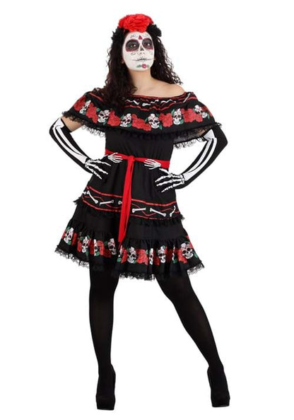 Sugar Skull Costume for Women - US 5468