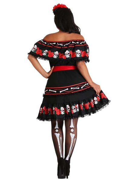 Sugar Skull Costume for Women - US 5468