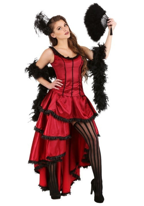 Sultry Saloon Girl Costume for Women - US 0387