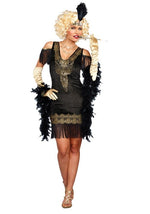 Swanky Flapper Costume for Women - US 4494