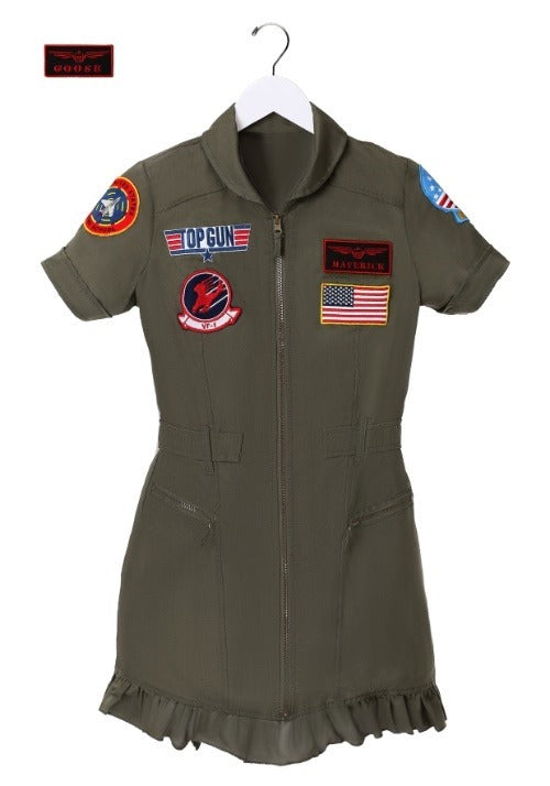Top Gun Flight Dress Costume - US 1004