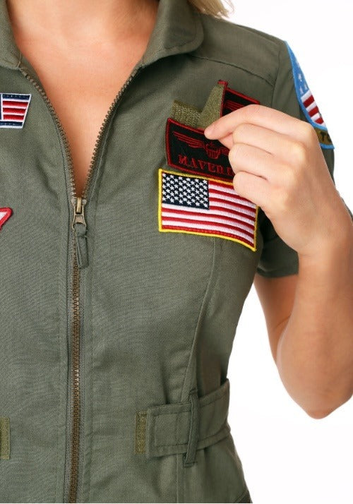 Top Gun Flight Dress Costume - US 1004